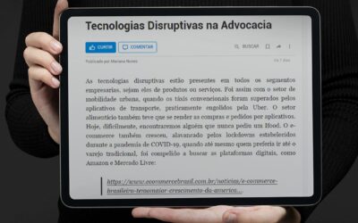 Tecnologias Disruptivas na Advocacia